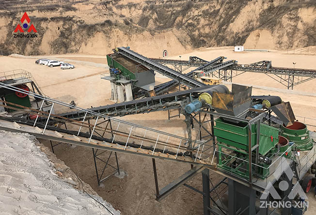 150-200tph Aluminum stone crushing production line